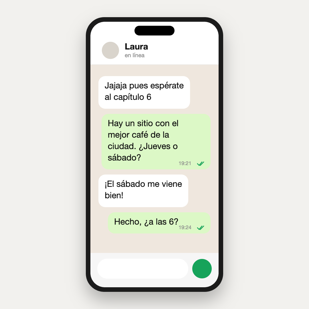 Cita cerrada por WhatsApp